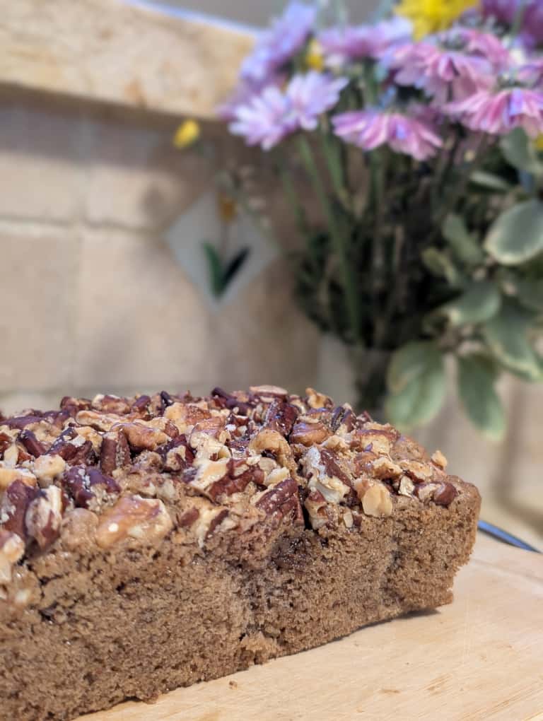 Flourless Halva Pecan Cake (Gluten-Free)